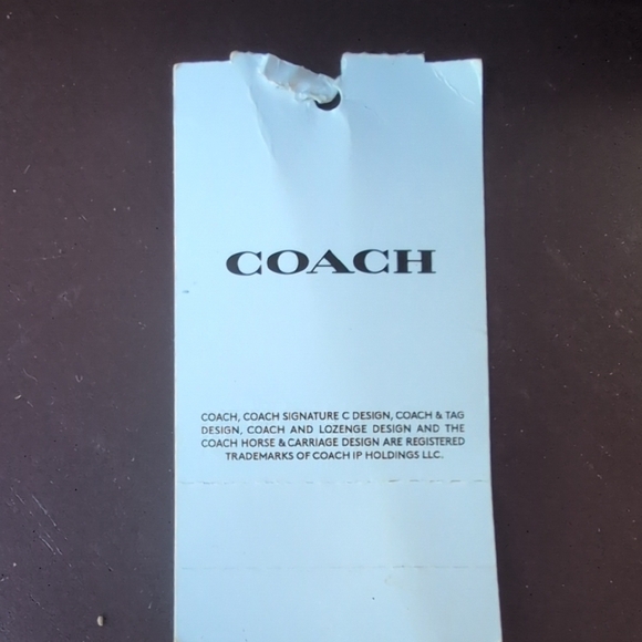Coach Tan and Cream Signature Satchel - Picture 3 of 4